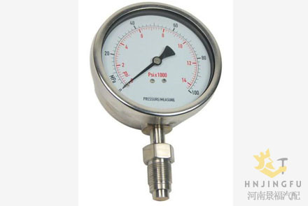 Auto car parts LNG natural gas tank cylinder Diaphragm Pressure Gauge